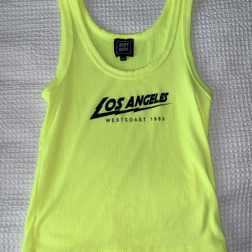 Neon LA Tank Top
